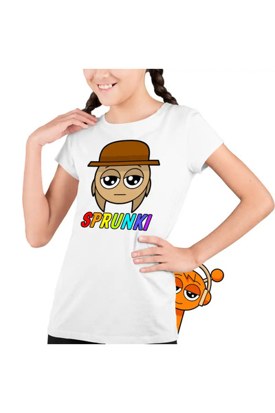 OEM Sprunki Tunner Hat Kids Girls T-Shirt