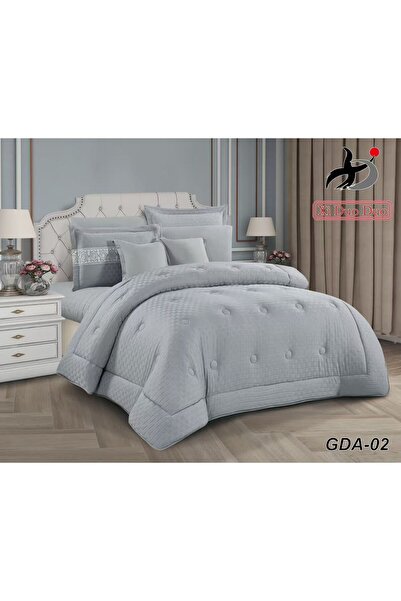 Gerenic مفرش صيفي هيف جاكار نفرين 8 قطع مقاس 220*240