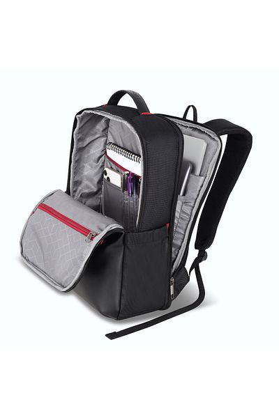Lavie Sport Vogue 17L Multifunctional Laptop Backpack with Trolley sleeve BLACK/BLACK