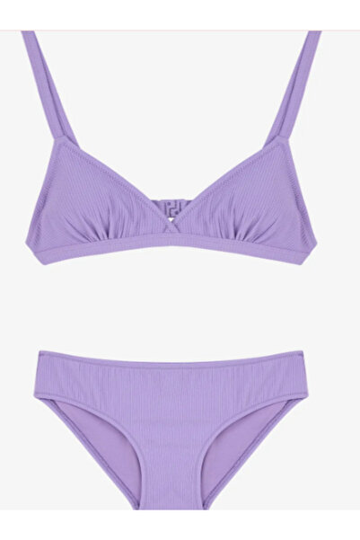 Ersa Lila Genç Kız Amaris Üçgen Bikini Takımı