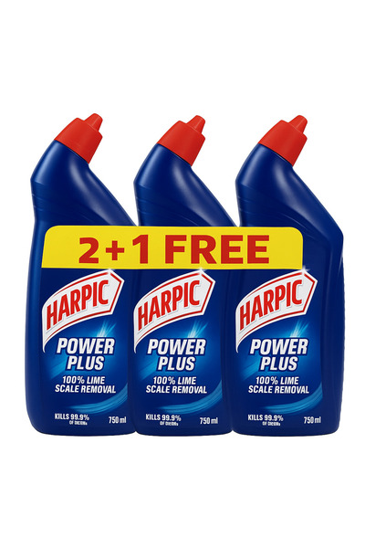 Harpic Harpic Original Toilet Cleaner, 100% Limescale Remover, 750ml 1+2