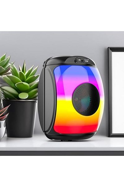 ماركة غير محددة RED5 Wireless Rainbow Colour Changing Party Speaker