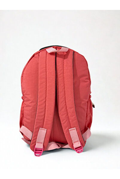 ROSSO Unisex Crinkle Waterproof Fabric Large Size Multi-Compartment School and Travel Backpack