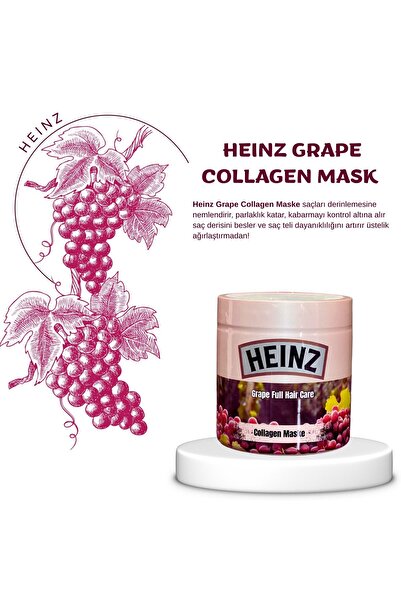 Heinz Kuru Ve Yıpranmış Saçlar İçin Keratin & Biotin Onarıcı Saç Maskesi