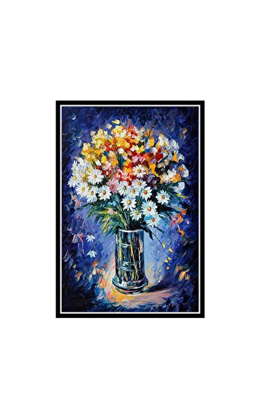 hazalshop Poster retro din lemn cu design floral 20x30 cm