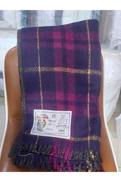 Gerenic Indian wool blanket, Abu Safah, for one person, size 250*160 cm