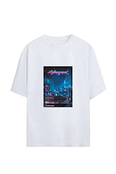 GraffTee Cyberpunk Unisex Oversize Cotton T-Shirt