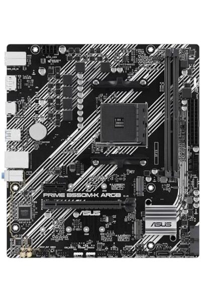 ASUS Prime B550M-K ARGB AMD Motherboard AM4 DDR4 4866 MHz Dual M.2 USB 3.2 Aura RGB microATX