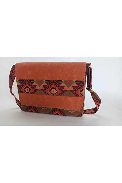 Si&Su Mumlu Kanvas Otantik Desenli Postacı Çantası – Su Geçirmez Unisex Omuz ...