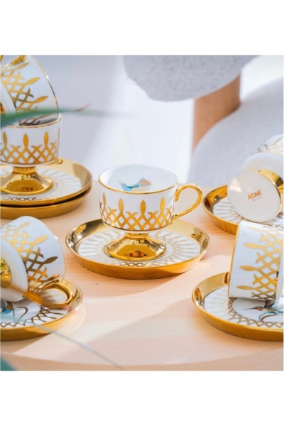 My Çırağan HOME Leoni 6-Person Coffee Cup Set