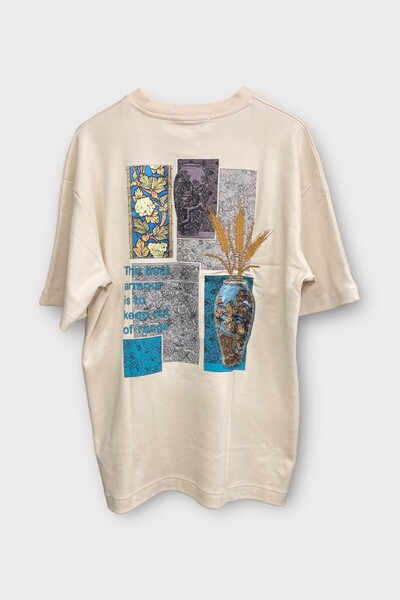 CANMODA The Best Armor Oversize T-Shirt - Stone