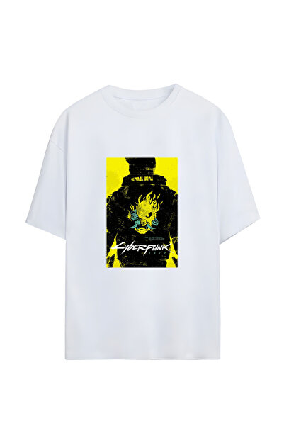 GraffTee Cyberpunk Unisex Oversize Cotton T-Shirt