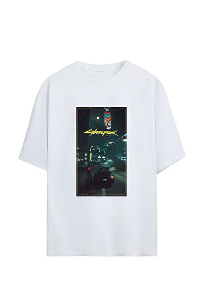 GraffTee Cyberpunk Unisex Oversize Cotton T-Shirt