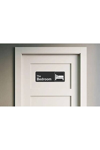 AlaSwan Yatak Odası Tabelası - Kapı Süsü - Dekoratif Ürünler