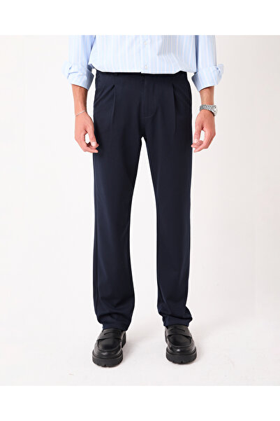 GAZAP Erkek Baggy Fit Beli Lastikli Rahat Pantolon Siyah