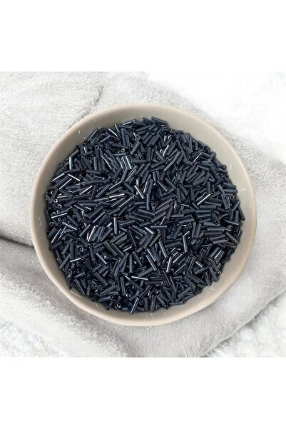 312 KONSEPT 50 γραμμάρια ανθρακίτη χάντρες από γυαλί