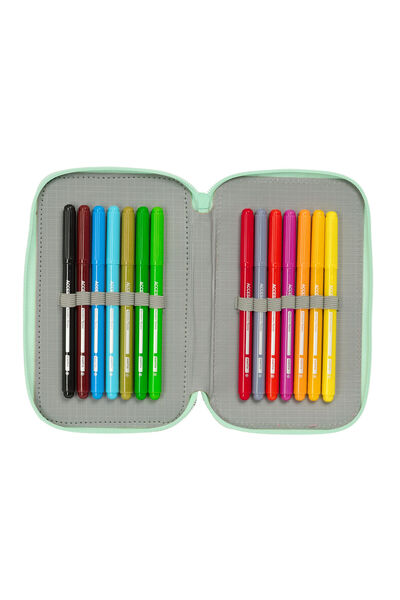 DİSNEY PRİNCESS School Case with Accessories Disney Princess Bloom Pink Aquamarine 12,5 x 19,5 x 5,5 cm 37 Pieces