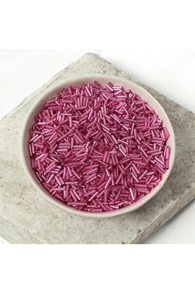 312 KONSEPT 50 Grams Pink Glass Pipe Beads