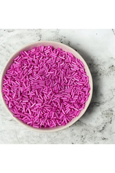 312 KONSEPT 50 جرامًا من الخرز الزجاجي الفوشيا