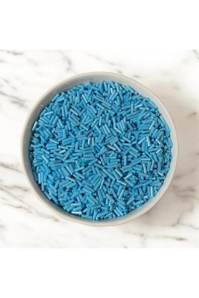 312 KONSEPT 50 γραμμάρια μπλε γυάλινες χάντρες