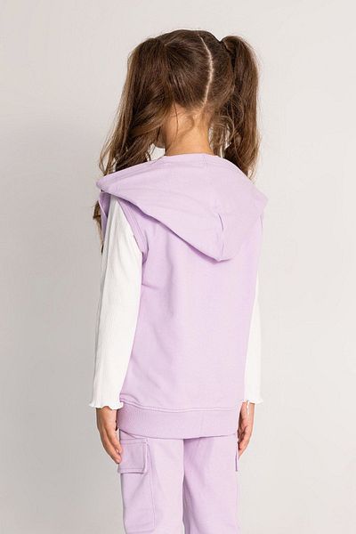 HAUSEkids 3-8 Years Happy Colors Girl's Vest-Lilac