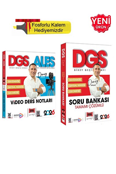 Yargı Yayınları 2026 - DGS ALES Matematik Video Ders Notları + Çözümlü Matema...