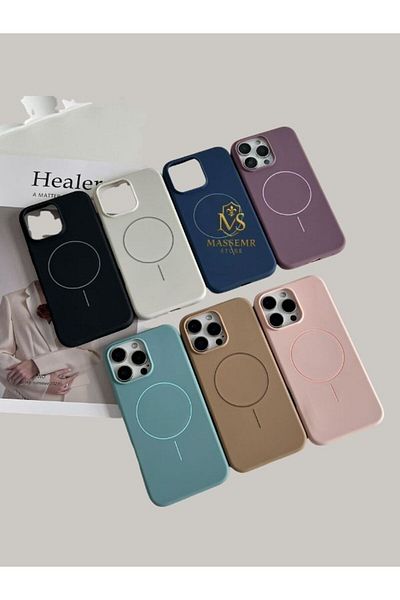 Massemr Case for Samsung Galaxy S24 Fe Case Premium Quality Stylish Texture Magnetic Magsafe Cover Protection Case