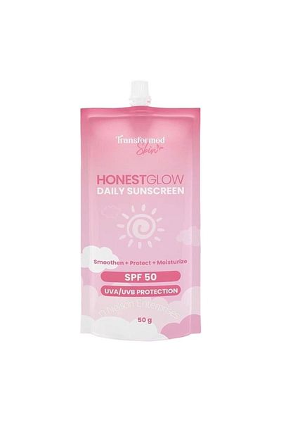 Transformed Skin Honest Glow Daily Sunscreen SPF 50