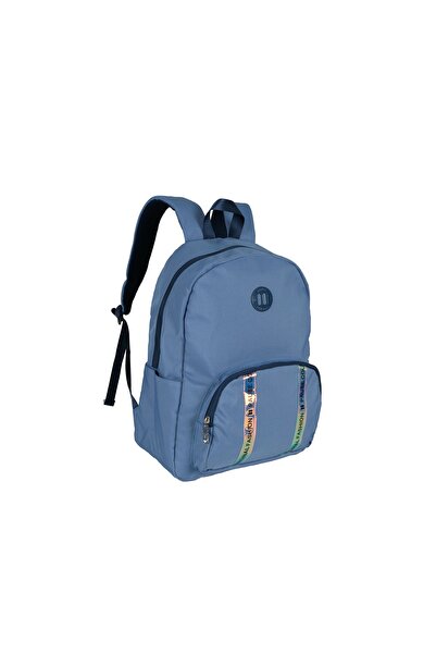 Pause BACKPACK 17" W/ PENCIL CASE Grey 2 Lines
