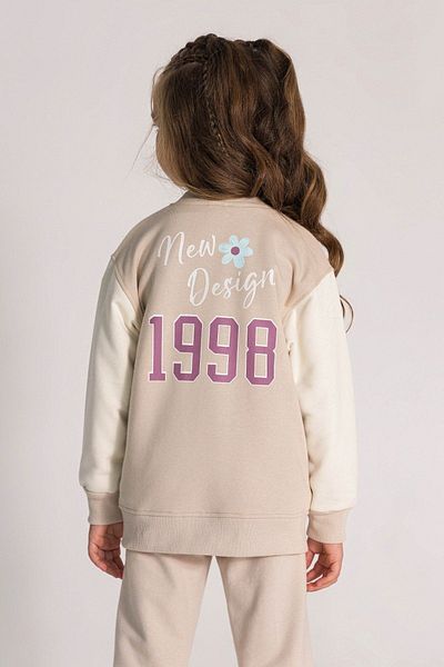 HAUSEkids 4-9 Years Alora College Girl's College Jacket-Latte