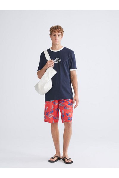 LC Waikiki Quality Parts from Celebi Store |   Knee Length Patterned Men's Swim Shorts