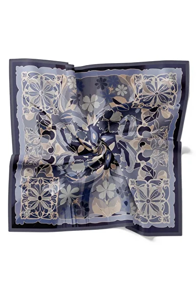 Levidor Leaf Pattern Sparkling Crystal Scarf