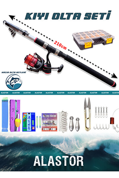 summitsport Hazır Kıyı Olta Seti Hazır Olta Takımı 210cm Olta Kamışı