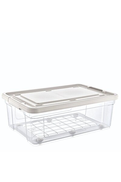 LİLA HOME صندوق تخزين بعجلات إنفينيتي ستورماكس 60 لتر