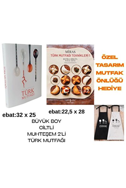 TÜRKİYE İŞ BANKASI KÜLTÜR YAYINLARI Miras – Türk Mutfağı Teknikleri 1 –CİLTLİ...