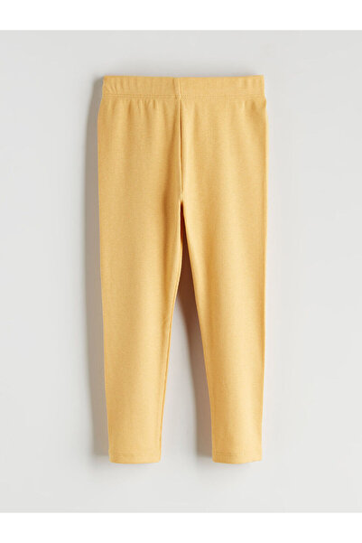 LC Waikiki Rmz Gi̇yi̇m Farkiyla Girls' Leggings with Waist Cord