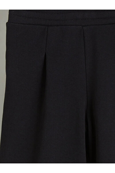 LC Waikiki LCW ECOSiyah Beli Lastikli Kız Çocuk Eşofman Alt