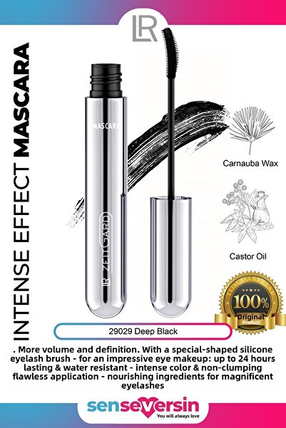 LR زيتغارد ماسكارا ذات تأثير مكثف للحجم العميق أسود عميق 8 مل - 29029