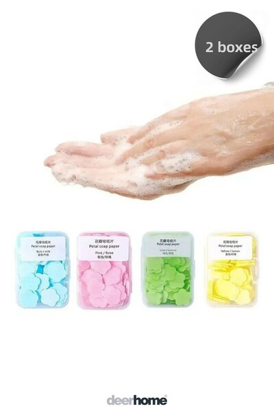 MCA Deerhome 2 صندوق صابون ورقي صغير منصهر معطر للطلاب والأطفال والمدرسة ومطه...