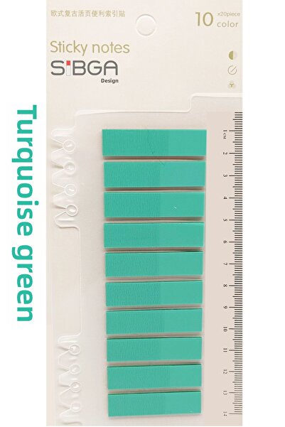 sibga tasarım شفاف فيروزي أخضر اللون Post-it Post-it Post It. علامة مرجعية لملصق ملاحظات Postit