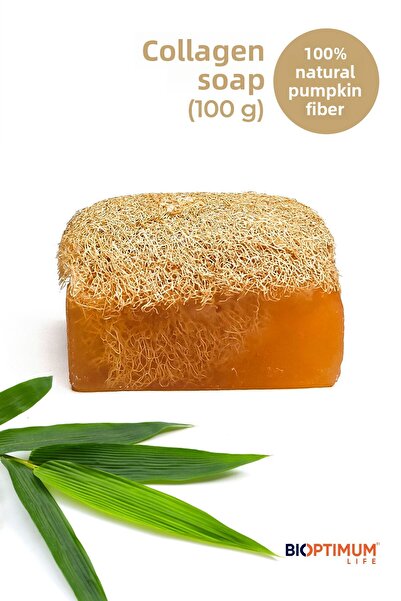 Bioptimum Life Natural Pumpkin Fiber Collagen Soap (100 g)