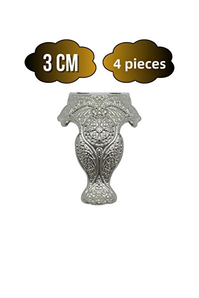 DSYapıAksesuar Picioare metalice de lux pentru mobilier și cutie cadou (3CM) ...