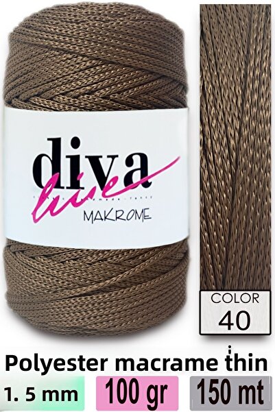Diva İplik Diva Macrame Floss 40 - Croiala confortabilă
