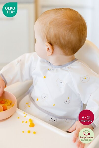 Bebekevi مريلة طعام تافيتا مقاومة للماء