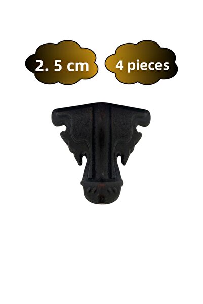 DSYapıAksesuar Picior metalic fluture pentru mobilier, cutie pentru cadouri și cutie pentru cadouri (2,5 cm) (BRONZE) (4 bucăți)