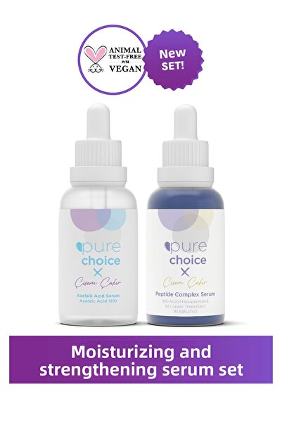 Pure Choice X Çisem Çakır Moisturizing and Skin Barrier Strengthening Serum Set