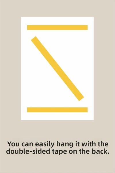 Yönline 4Pcs A4 White Document Certificate Frame Self-Adhesive Easy to Replace Foil