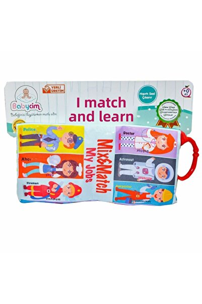 NEWBRENDHOME Educational Toys Urt003-20 I Match and Learn Professions - Birlik Toys Girls Boys Children
