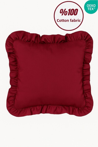 Joyrose غطاء وسادة مكشكش من القطن بنسبة 100%، غطاء وسادة مزخرف عتيق