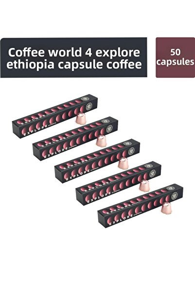 Kahve Dünyası كابوون وورلد 4 اكتشف إثيوبيا كبسولات قهوة 50 كبسولة
